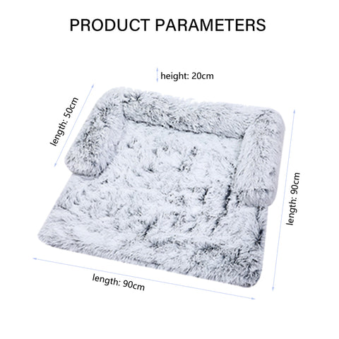 Kids Pet Sofa Bed Dog Cat Calming Waterproof Sofa Cover Protector Slipcovers M