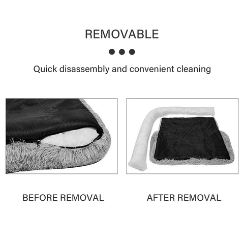 Kids Pet Sofa Bed Dog Cat Calming Waterproof Sofa Cover Protector Slipcovers XL