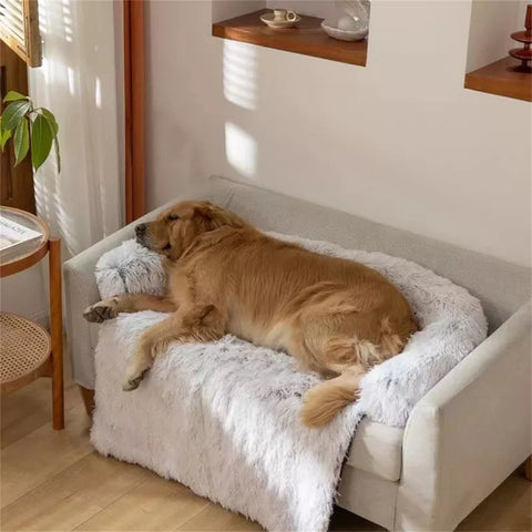 Kids Pet Sofa Bed Dog Cat Calming Waterproof Sofa Cover Protector Slipcovers XL