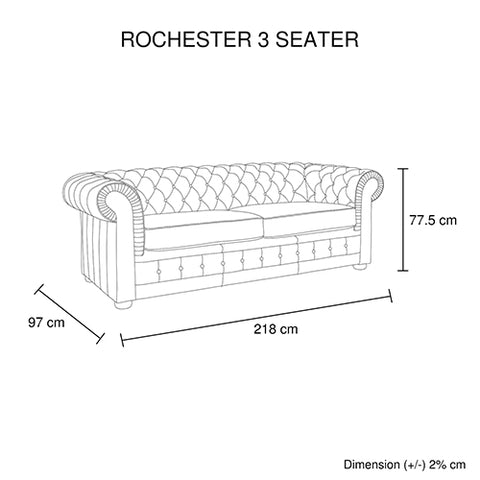 3+2+1 Seater Genuine Leather Upholstery Deep Quilting Pocket Spring Button Studding Sofa Lounge Set for Living Room Couch In Brown Colour
