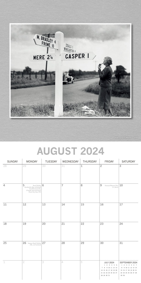 Classic Photography - 2024 Square Wall Calendar 16 Months Arts Planner Xmas Gift