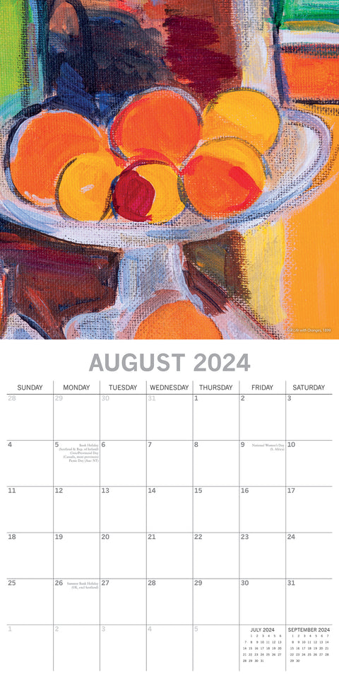 Matisse 2024 Square Wall Calendar 16 Months Arts Planner Christmas New Year Gift