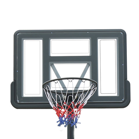 3.05M Dunk Master M021A2 Basketball Hoop System Height Adjustable Rim Kid Black