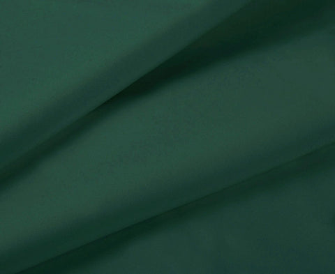 1000TC Ultra Soft Single Size Bed Dark Green Flat & Fitted Sheet Set
