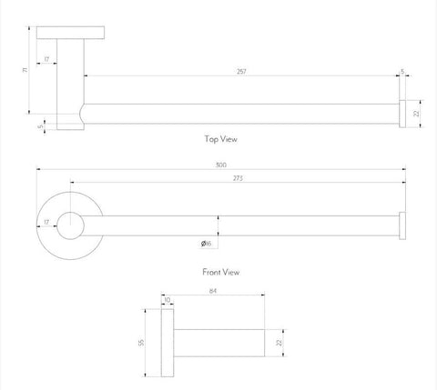 2024 Round New Toliet Roll Holder brushed copper hand towel holder