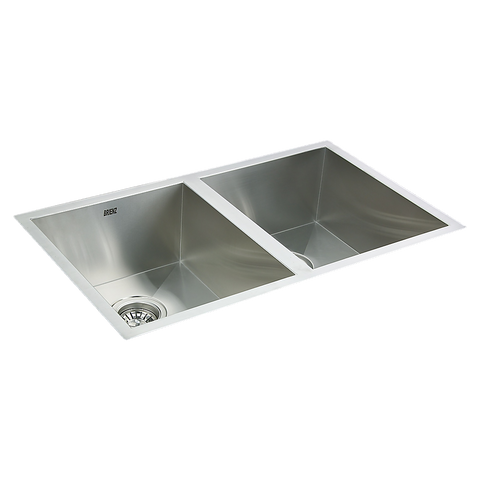 770x450mm Handmade Stainless Steel Undermount / Topmount Kitchen Sink with Waste