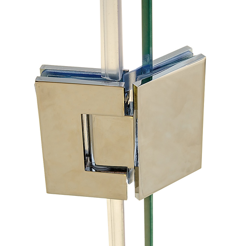 1000 x 1000mm Frameless 10mm Glass Shower Screen By Della Francesca