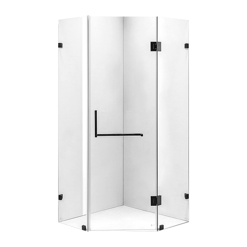 1000 x 1000mm Frameless 10mm Glass Shower Screen By Della Francesca