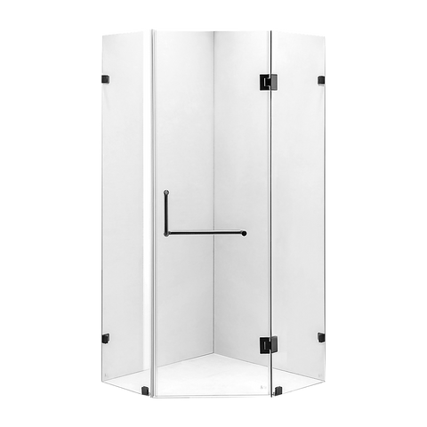 1000 x 1000mm Frameless 10mm Glass Shower Screen By Della Francesca