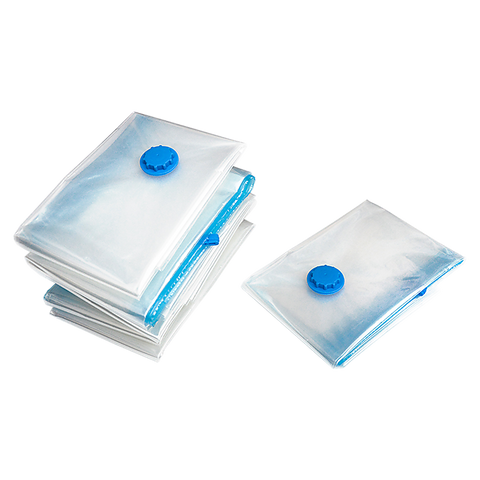 Vacuum Bags Clothes Sealed Clothing Bag Travel Compact Storage Space Saver x 12