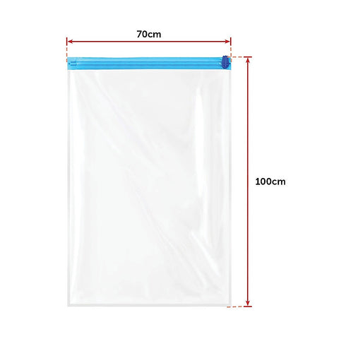 Vacuum Bags Clothes Sealed Clothing Bag Travel Compact Storage Space Saver x 20