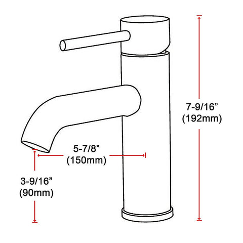 Basin Mixer Tap Faucet -Kitchen Laundry Bathroom Sink