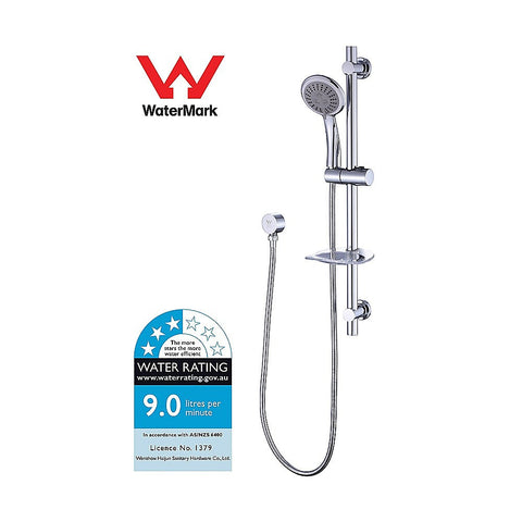 Hand Held Shower Rail Soap Dish Bathroom Set