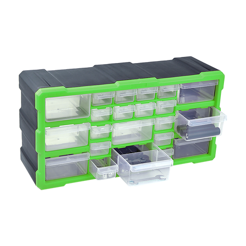 22 Multi Drawer Parts Storage Cabinet Unit Organiser Home Garage Tool Box