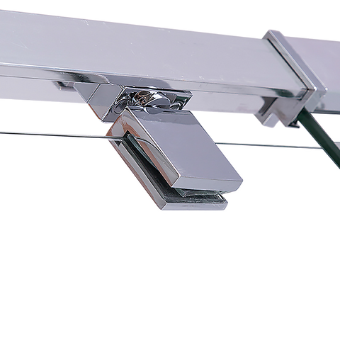 Semi Frameless Shower Screen (114~122)x 195cm & (89~92)x 195cm Side AS/NZS Glass