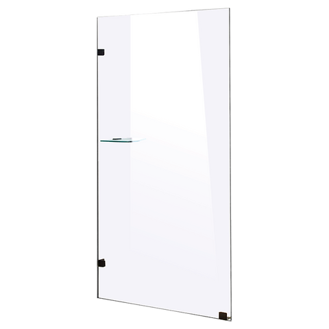 900 x 2100mm Frameless 10mm Safety Glass Shower Screen