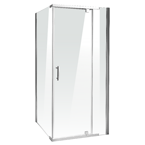 Shower Screen 900x900x1900mm Framed Safety Glass Pivot Door By Della Francesca