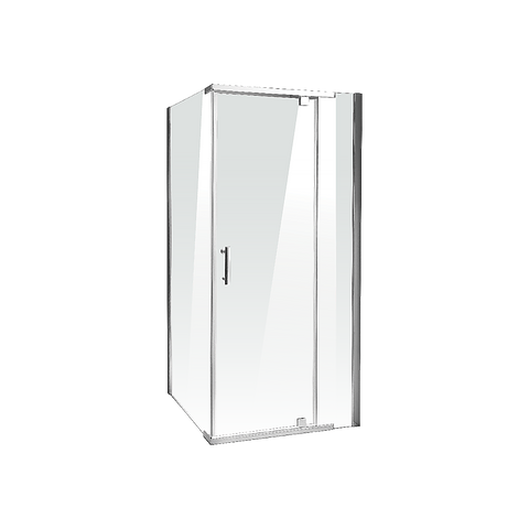 Shower Screen 1000x900x1900mm Framed Safety Glass Pivot Door By Della Francesca