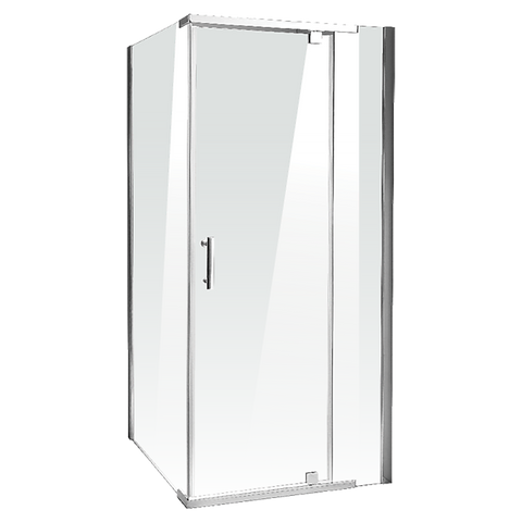 Shower Screen 1000x900x1900mm Framed Safety Glass Pivot Door By Della Francesca