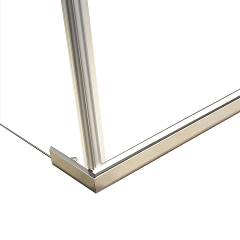 Shower Screen 1200x700x1900mm Framed Safety Glass Pivot Door By Della Francesca