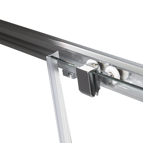 900 x 800mm Sliding Door Nano Safety Glass Shower Screen By Della Francesca