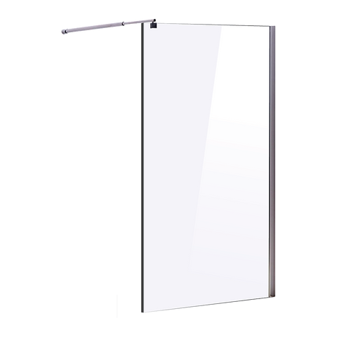 1200 x 2000mm Frameless 10mm Safety Glass Shower Screen