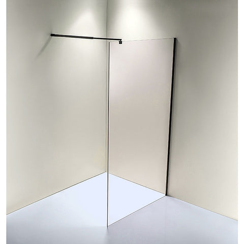1200 x 2000mm Frameless 10mm Safety Glass Shower Screen