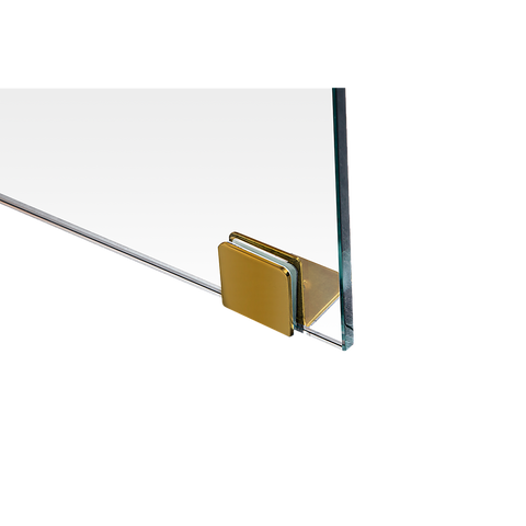 900 x 900mm Frameless 10mm Glass Shower Screen By Della Francesca