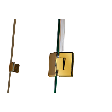 900 x 900mm Frameless 10mm Glass Shower Screen By Della Francesca