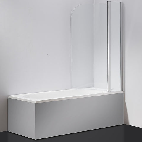 180° Pivot Door 6mm Safety Glass Bath Shower Screen 1200x1400mm By Della Francesca