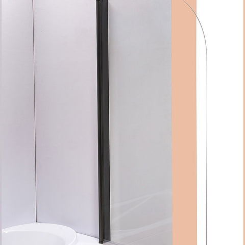 180° Pivot Door 6mm Safety Glass Bath Shower Screen 900x1400mm By Della Francesca