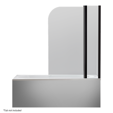 180° Pivot Door 6mm Safety Glass Bath Shower Screen 1200x1400mm By Della Francesca