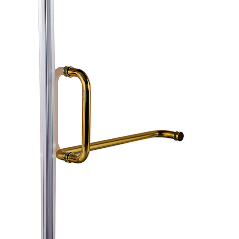 90 x 200cm Wall to Wall Frameless Shower Screen 10mm Glass By Della Francesca