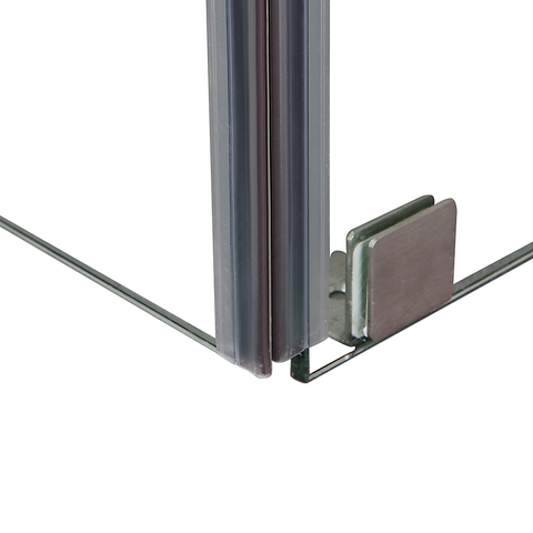 900 x 900mm Frameless 10mm Glass Shower Screen By Della Francesca