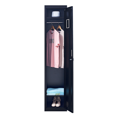 One-Door Office Gym Shed Clothing Locker Cabinet
