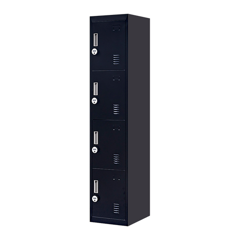 4-Door Vertical Locker for Office Gym Shed School Home Storage