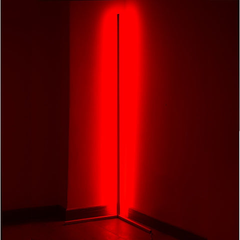 Modern - Colour RGB - Minimalist LED Corner Floor Lamp - White - Mood Lighting