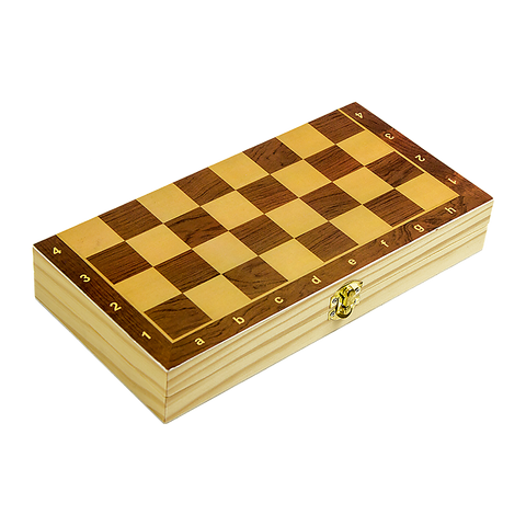 Chess Board Games Folding Large Chess Wooden Chessboard Set Wood Toy Gift