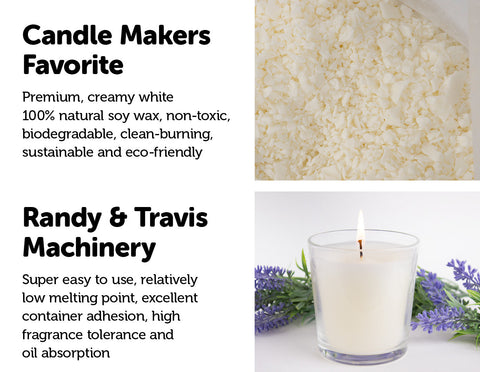 Natural Soy Wax Candle Making Supplies Crafts [ 5kg ]