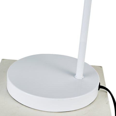 Modern Table lamp Desk Light Base Bedside Bedroom White