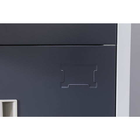 12-Door Locker for Office Gym Shed School Home Storage - Standard Lock with Keys