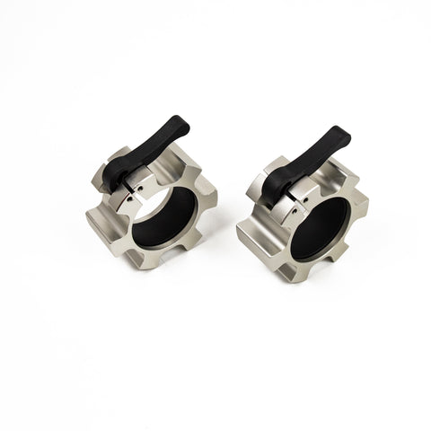 Aluminium Olympic Lock Collars Pair Barbell Clamps Clips Quick