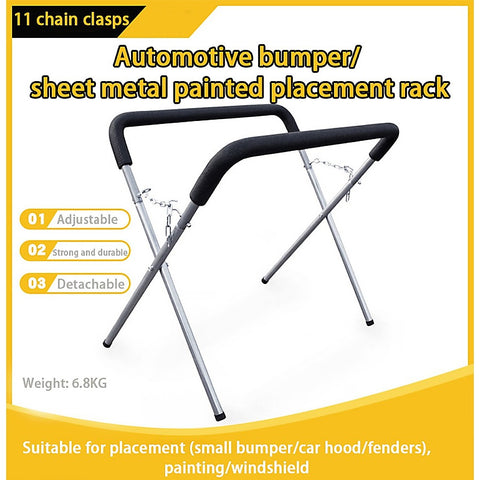 2x Fender Work Bench Panel Stand Curved Legs Panel Repair Beating Spray Painting