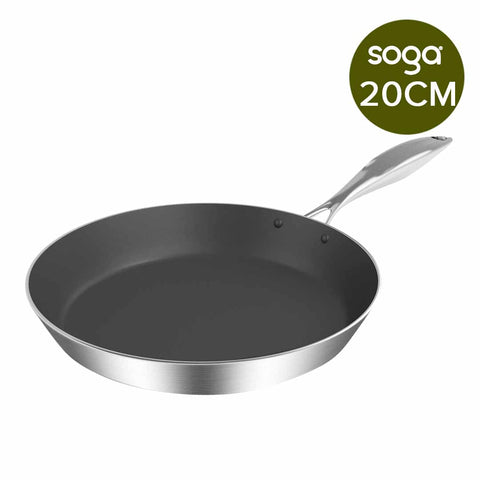 Stainless Steel 20cm Frying Pan Non Stick