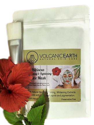 Hibiscus Face Mask With Brush
