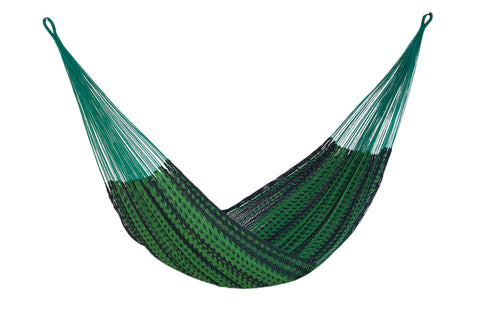 King  Size Outoor Cotton Mayan Legacy Mexican Hammock in Jardin
