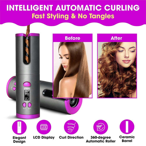 Cordless Automatic Hair Curler
